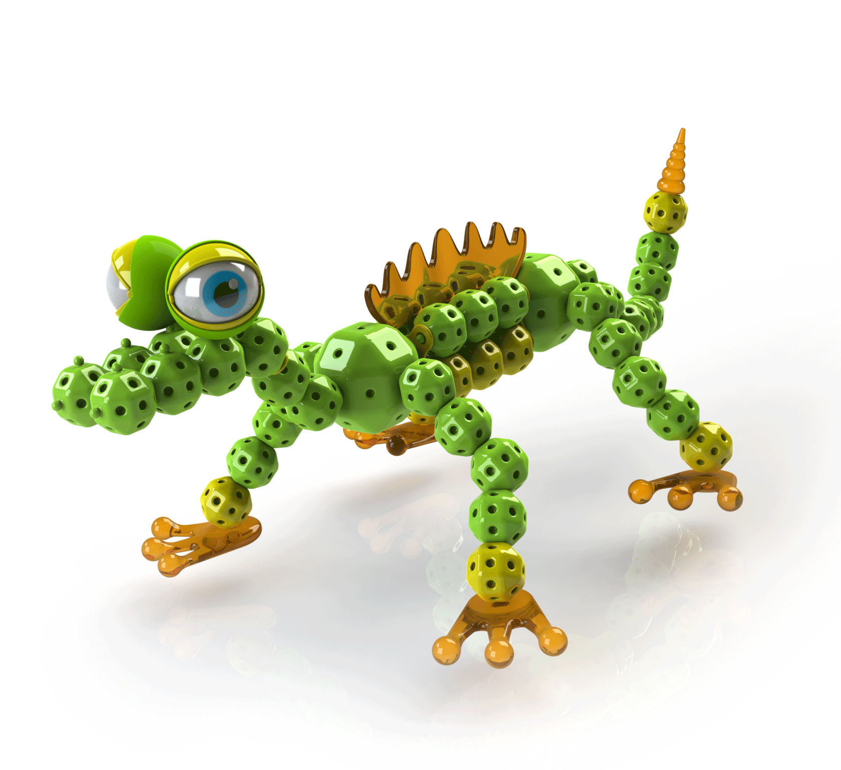 Kinetic building blocks 